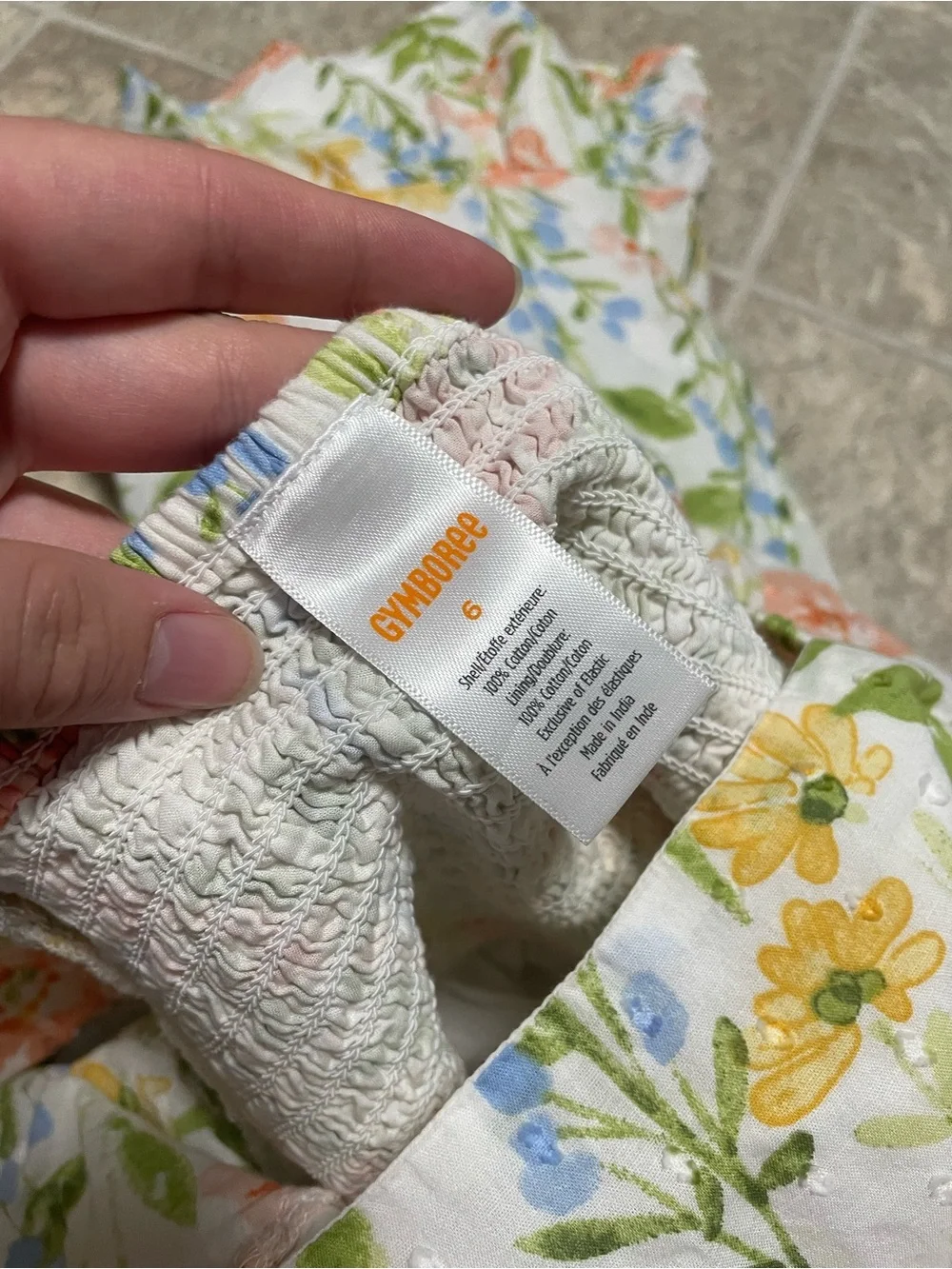 Gymboree cream colored